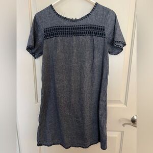 ann taylor chambray dress